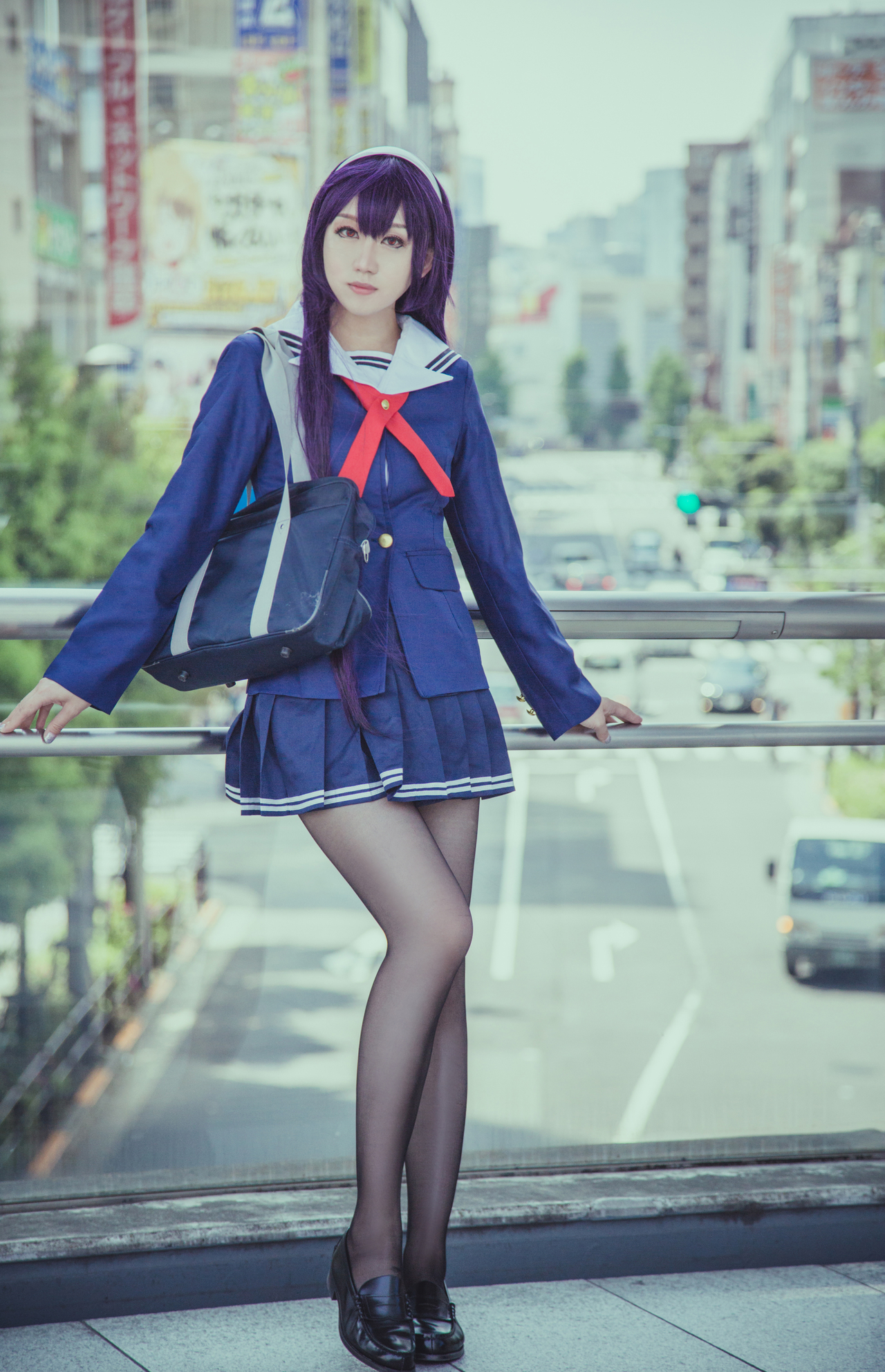 路人女主的养成方法 学姐霞之丘诗羽cosplay