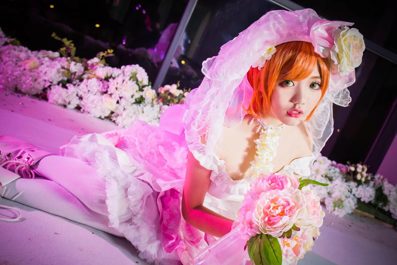 love live!星空凛lwb婚纱cosplay