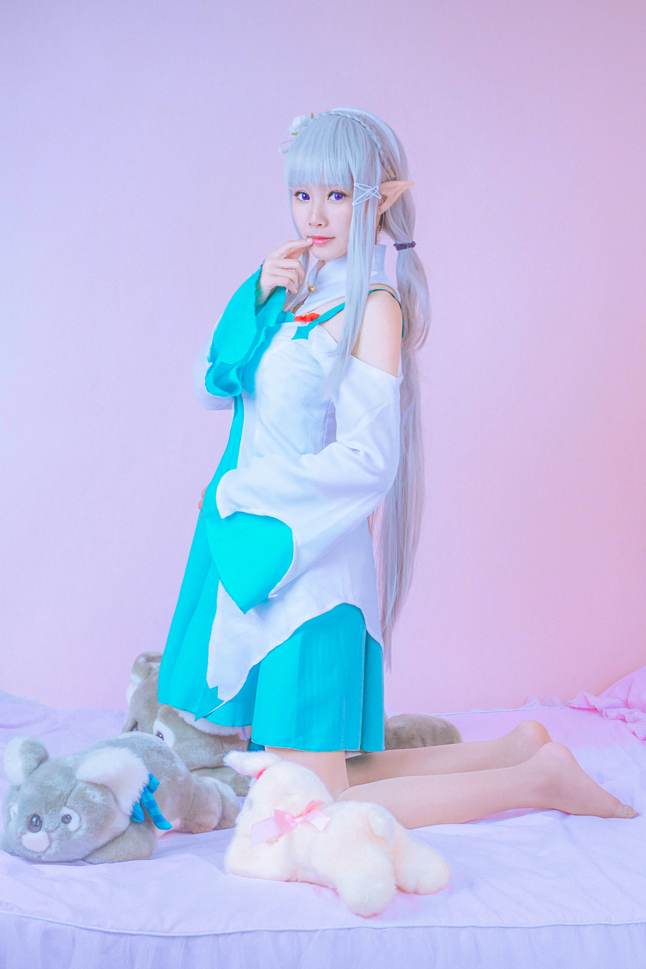 从零开始的异世界生活艾米莉亚睡衣cosplay