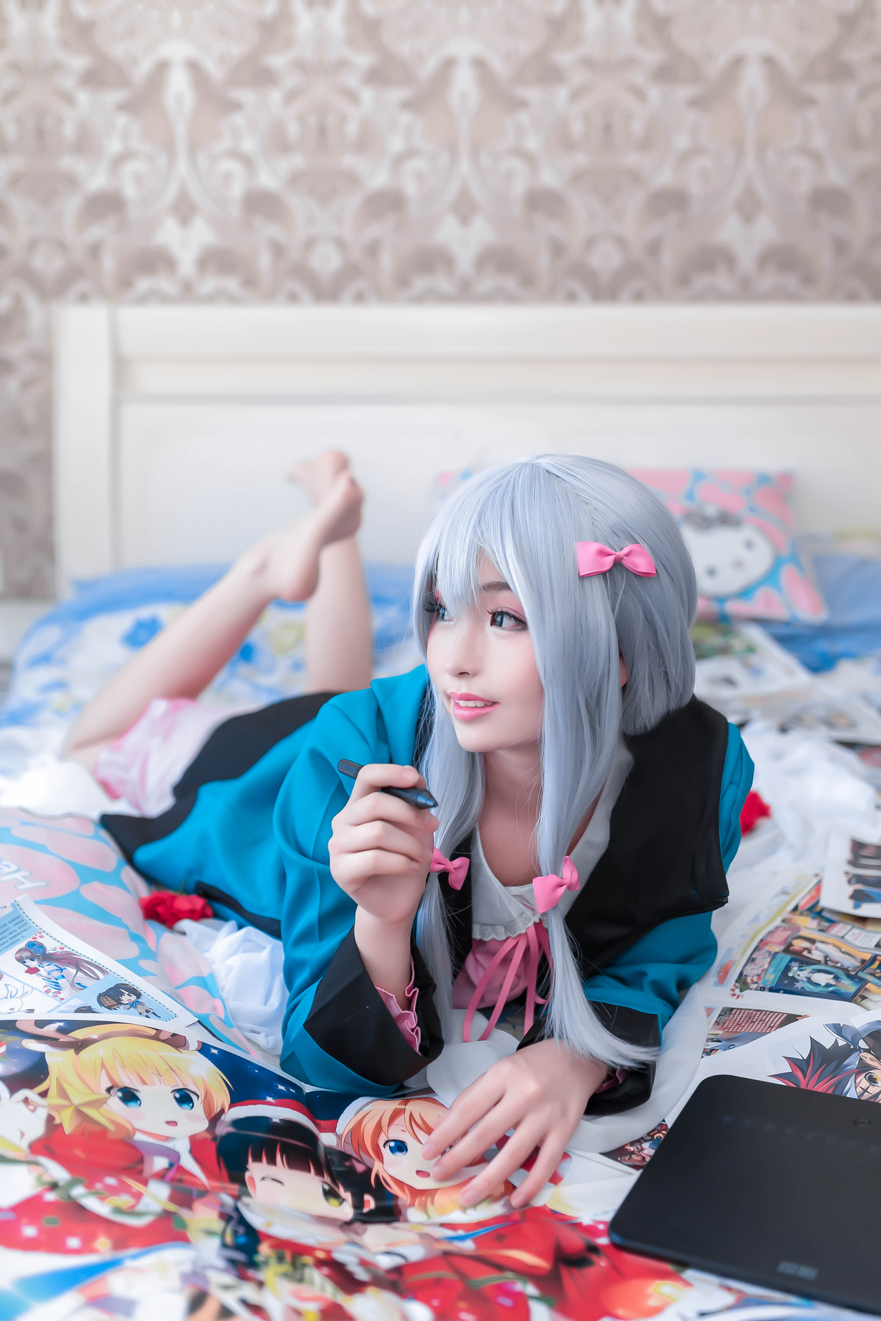 埃罗芒阿老师和泉纱雾cosplay