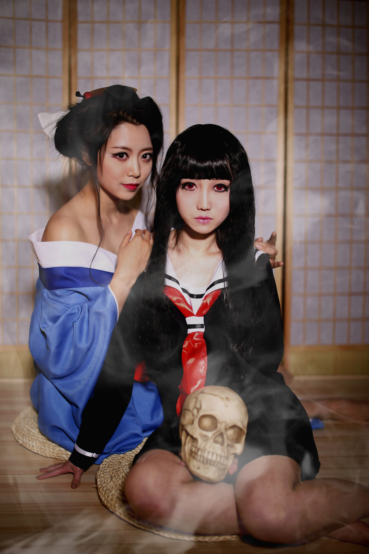 地狱少女骨女cosplay