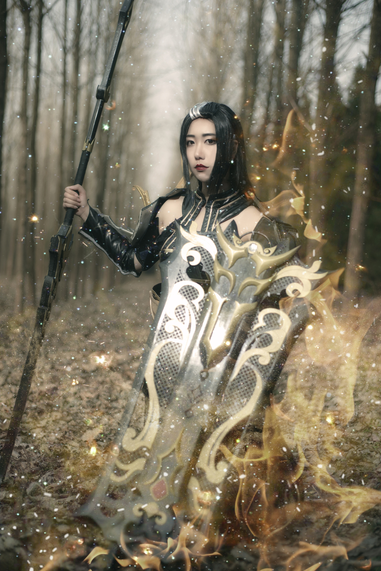 苍云cosplay-煞染轻眉