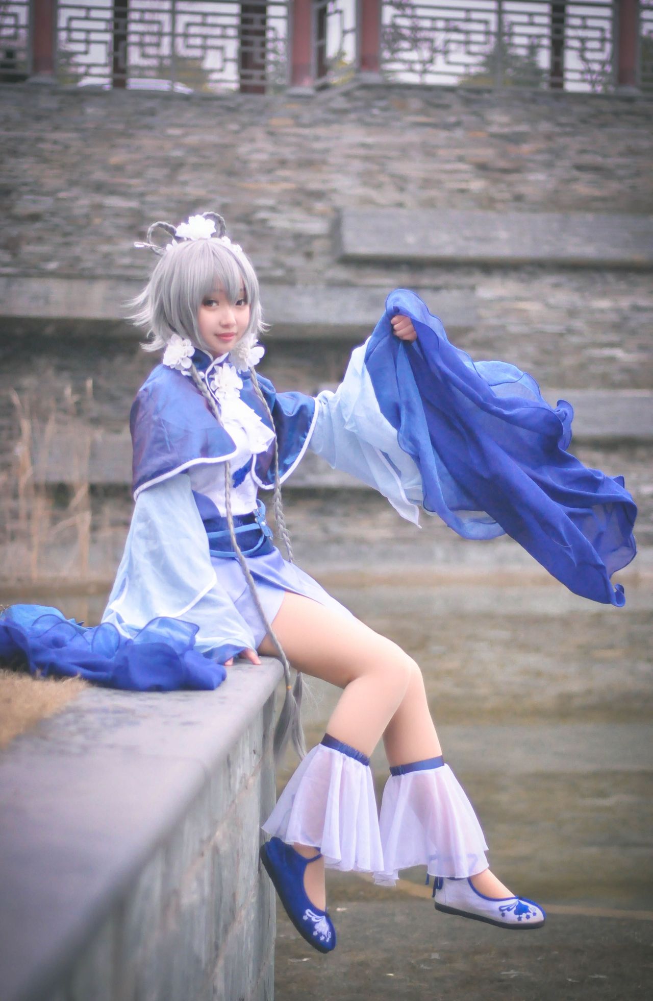 洛天依冬至芍药cosplay