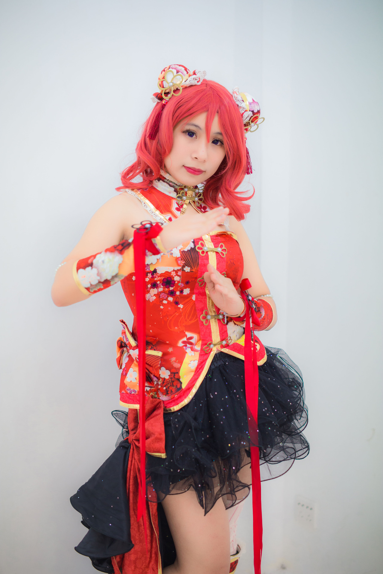 lovelive旗袍觉醒西木野真姬cosplay