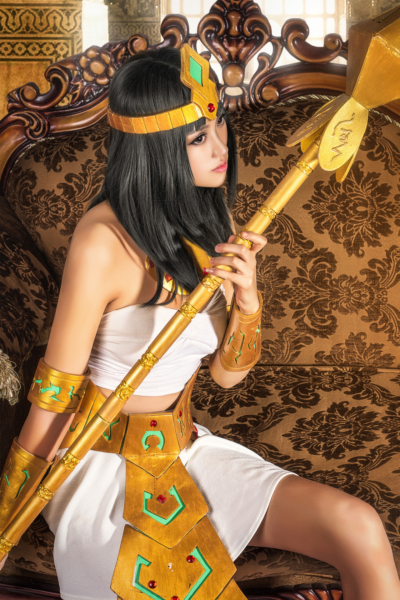 英雄联盟 豹女埃及艳后cosplay