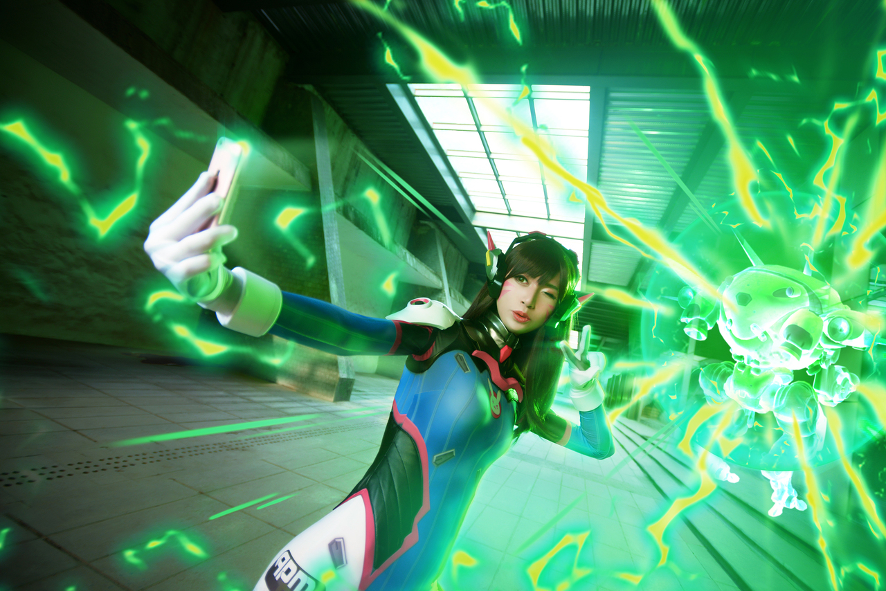 守望先锋 d.va cosplay