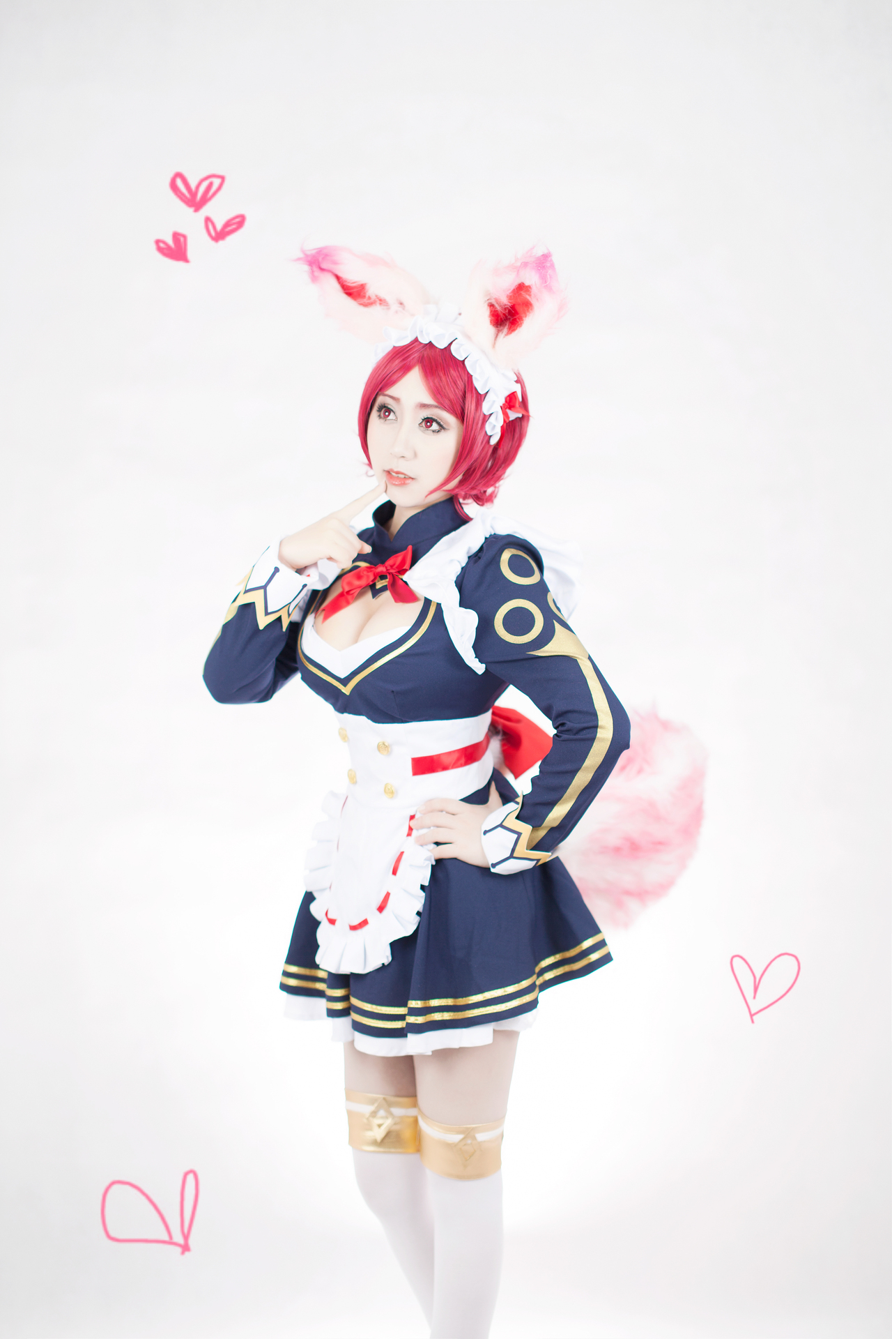 王者荣耀 女仆妲己cosplay