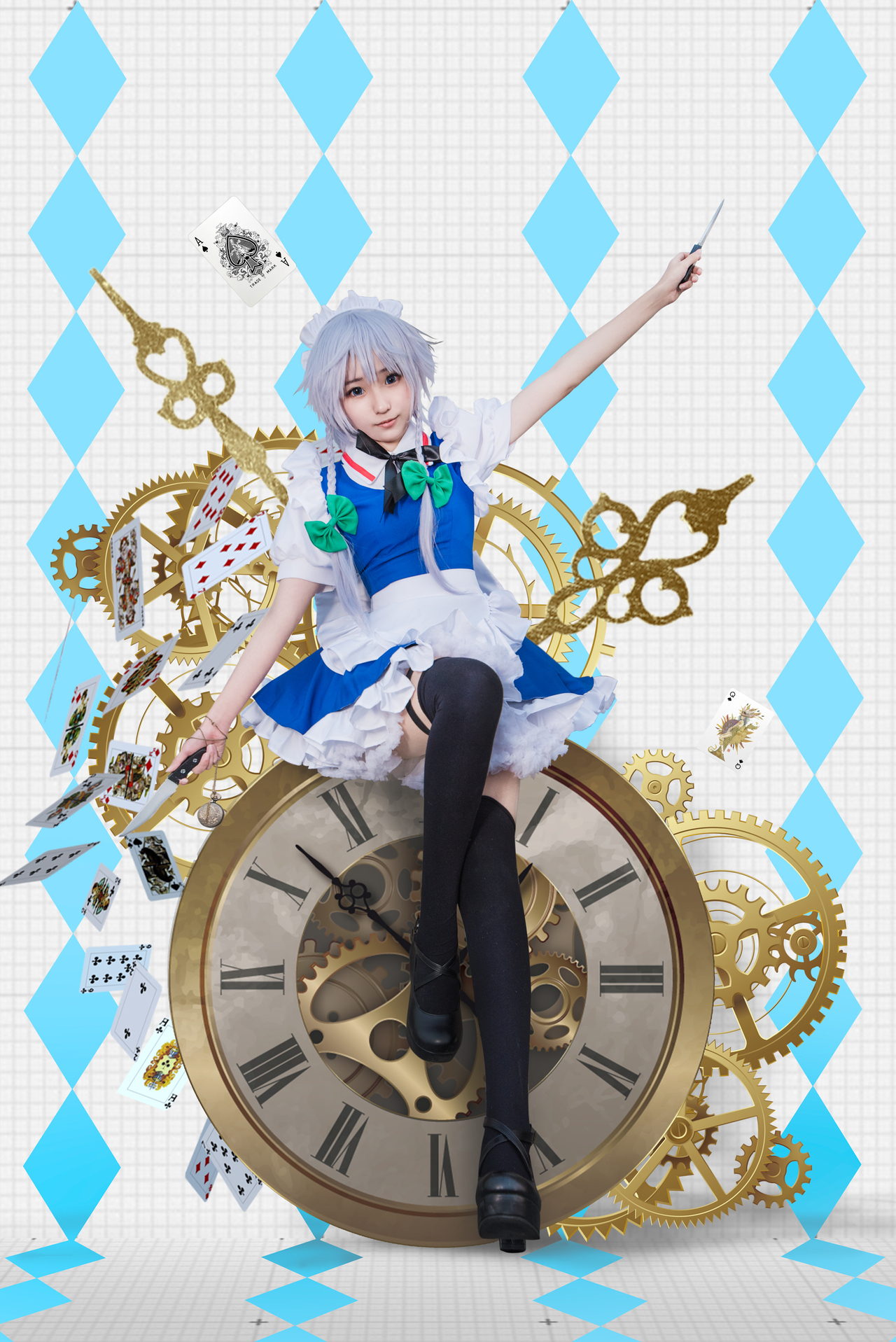 蒂雅文化-东方project 十六夜咲夜cosplay