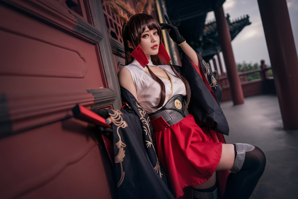 碧蓝航线赤城cosplay