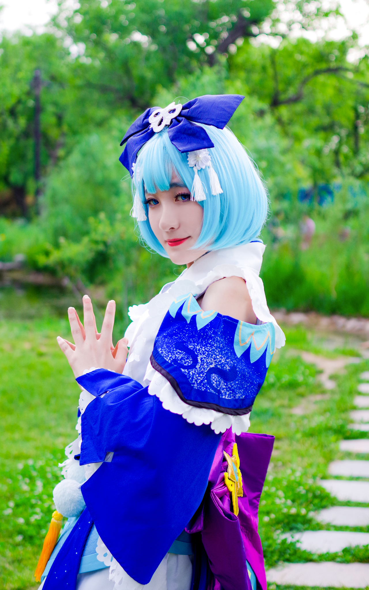 阴阳师萤草丹枫秋意cosplay