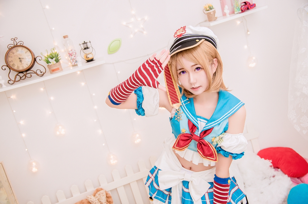 lovelive小泉花陽海軍覺醒cosplay