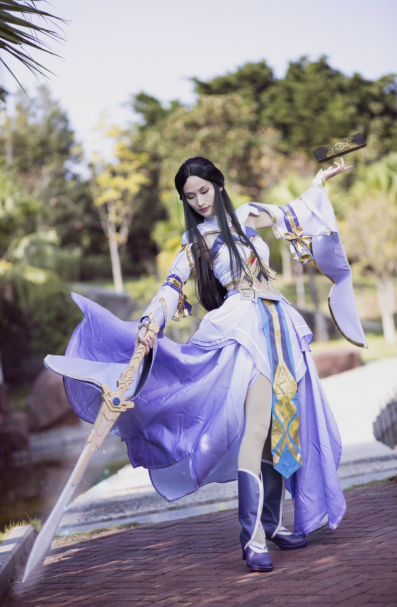 王者荣耀 露娜 紫霞仙子cosplay
