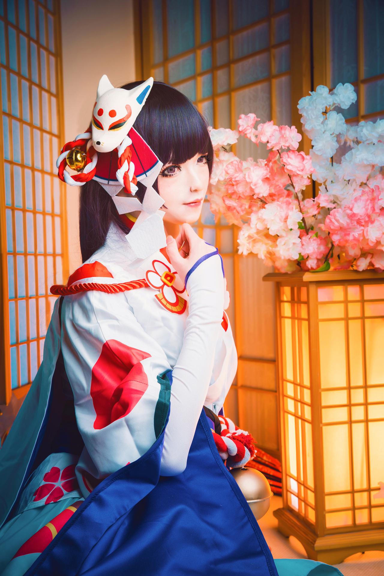 陰陽師雪女月見之櫻cosplay