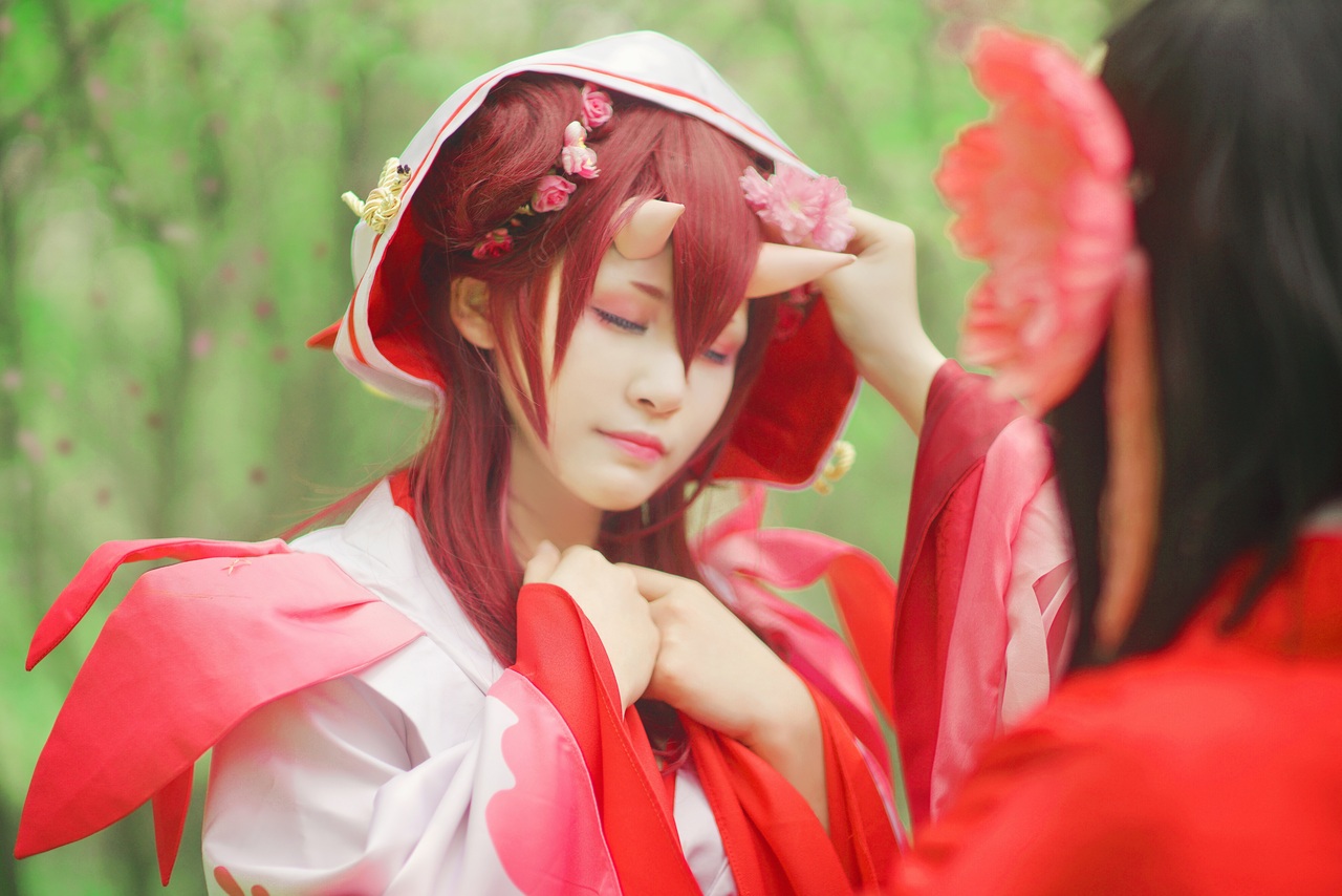 阴阳师——樱与桃cosplay【剧情cp向】
