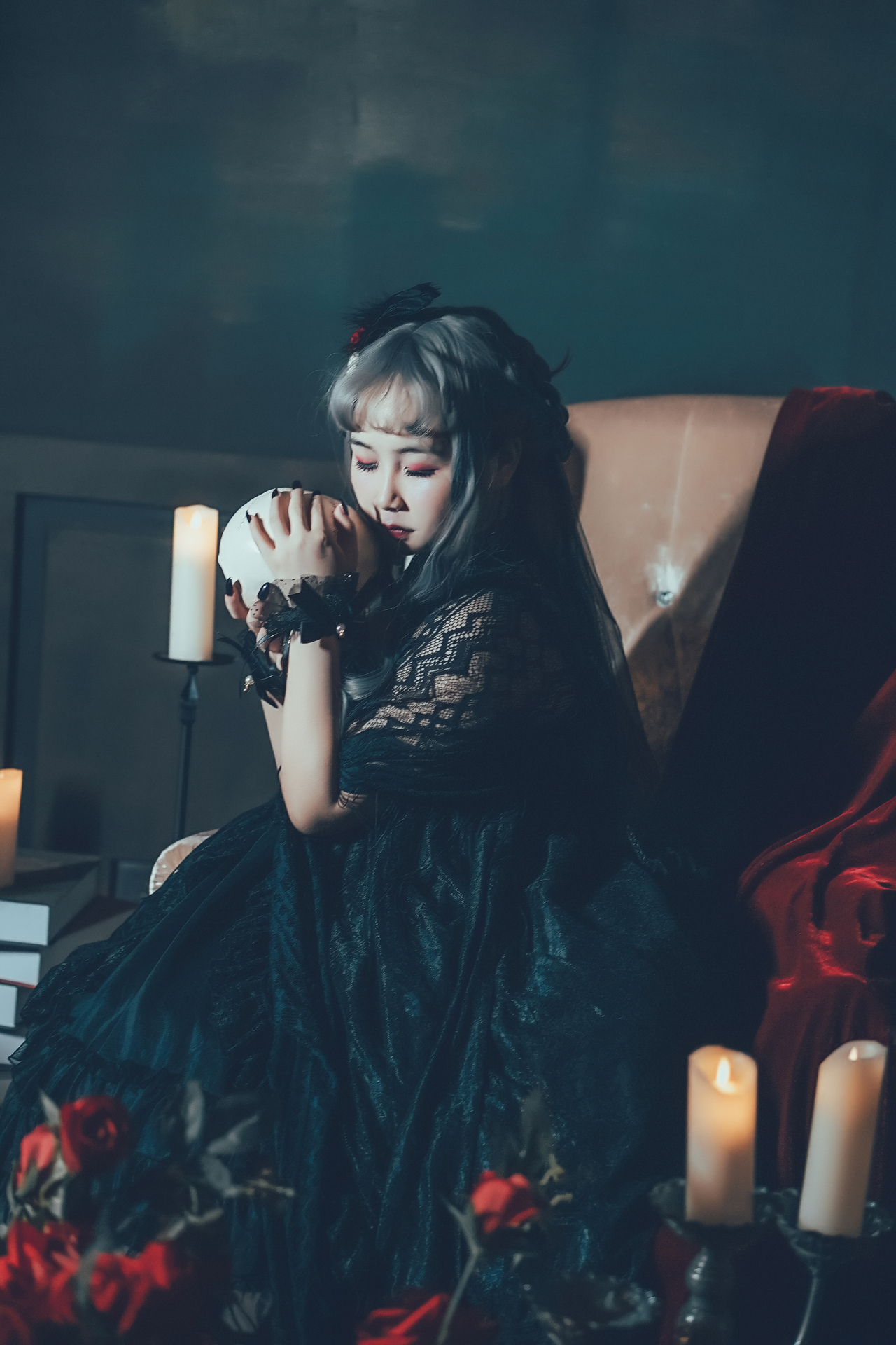 哥特风lolita私影