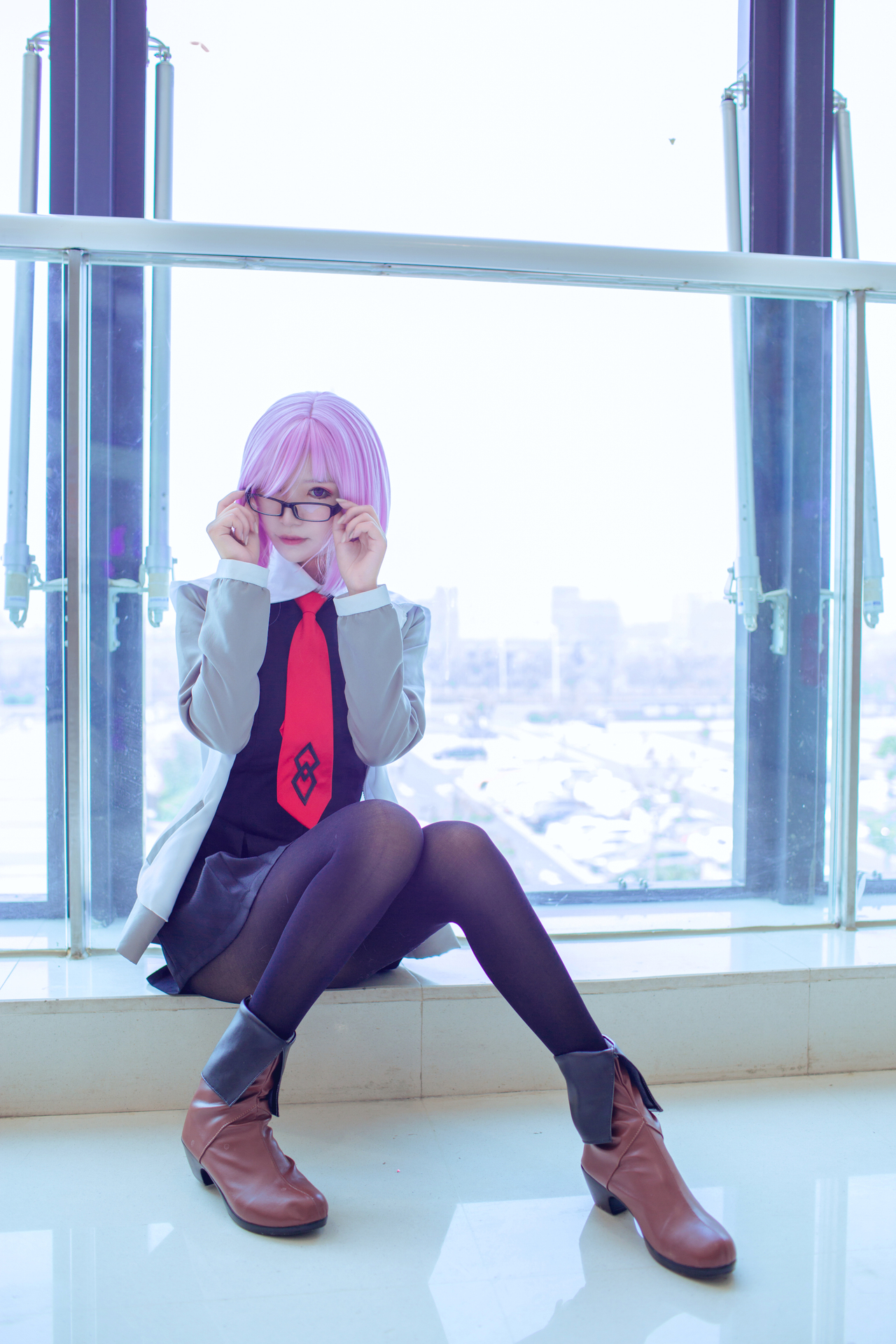 玛修·基列莱特cosplay 想要永远陪在前辈的身边呐