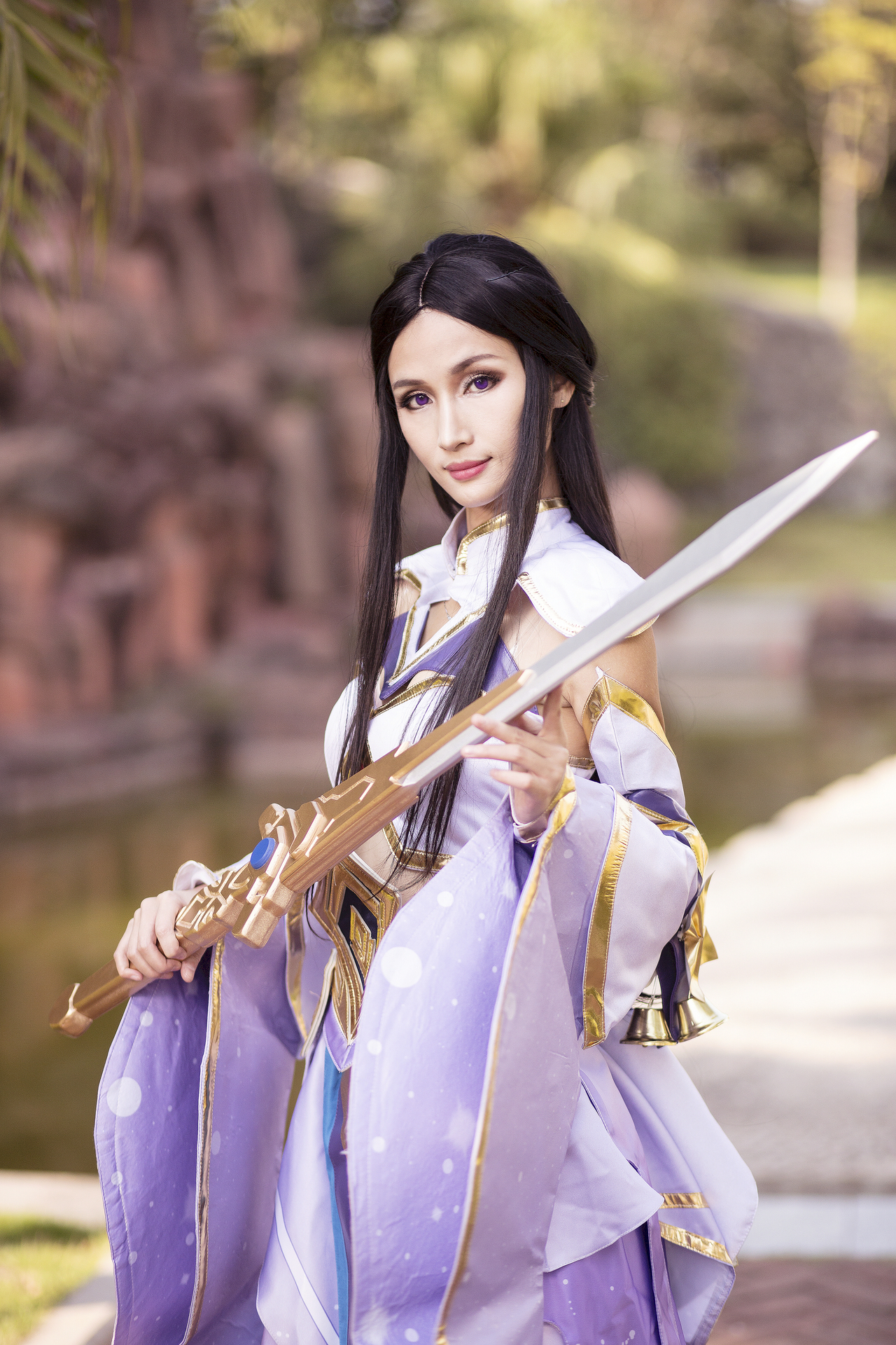 王者荣耀 露娜 紫霞仙子cosplay