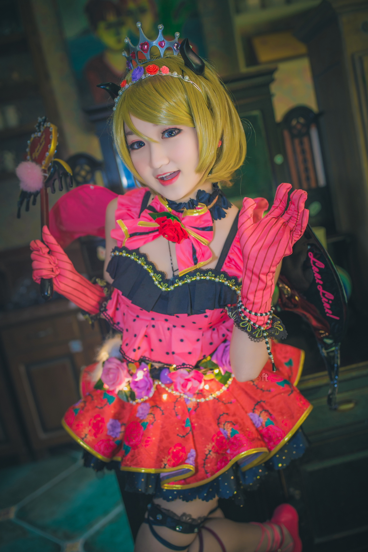 lovelive花阳小恶魔觉醒cosplay