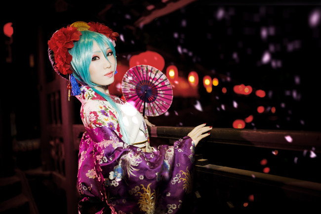 vocaloid雨梦楼mikucosplay