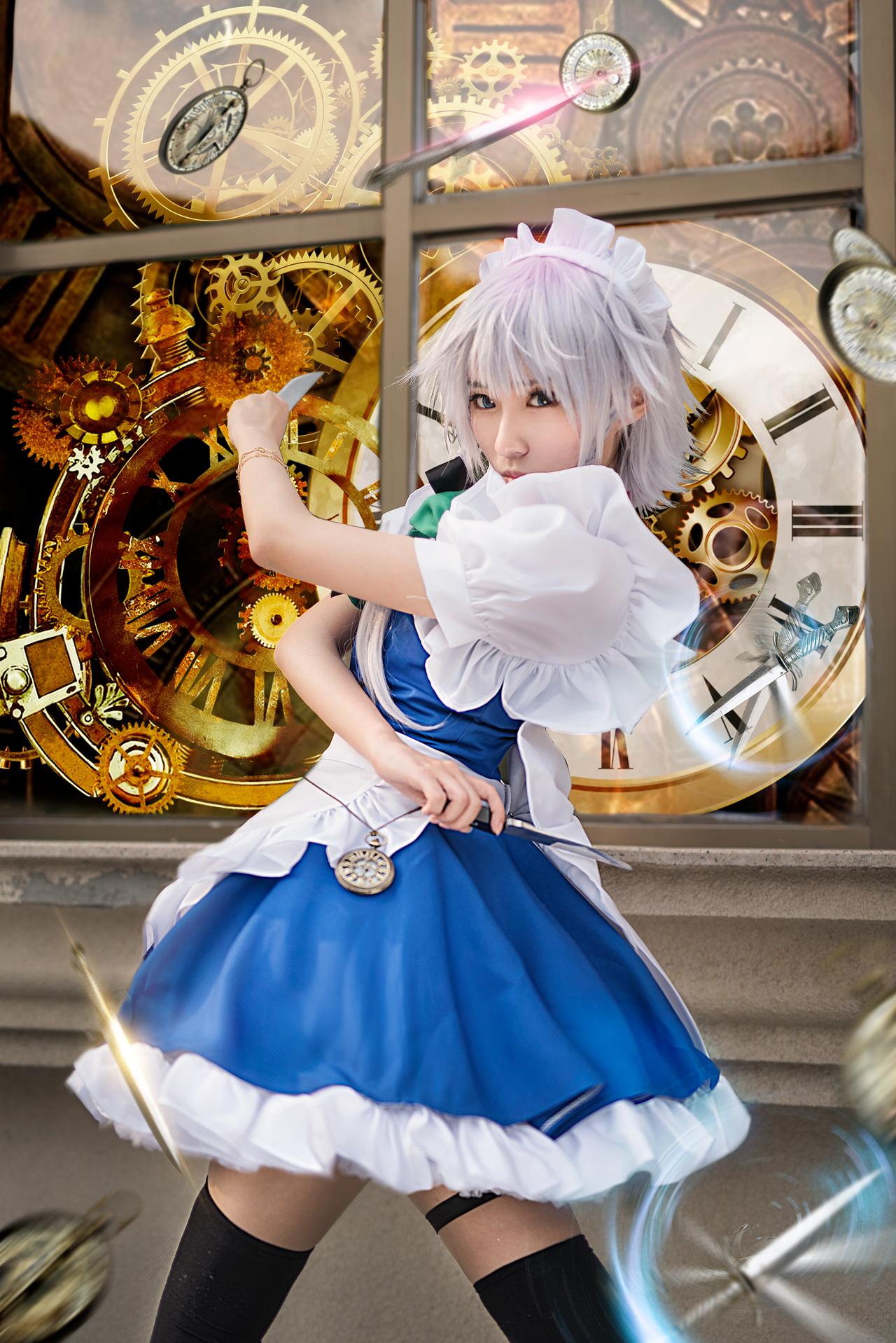 蒂雅文化-东方project 十六夜咲夜cosplay