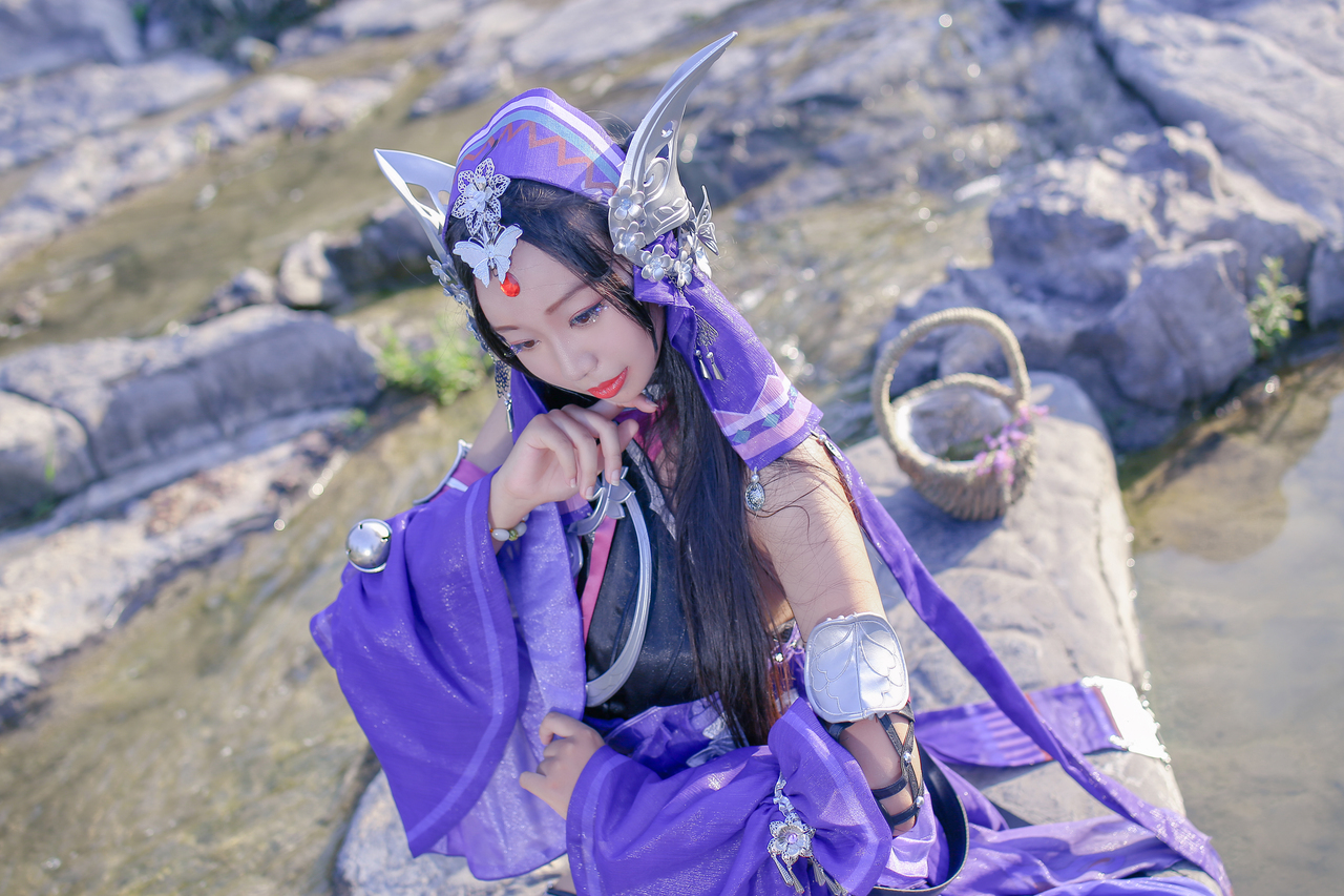 剑侠情缘网络版三五毒毒萝cosplay