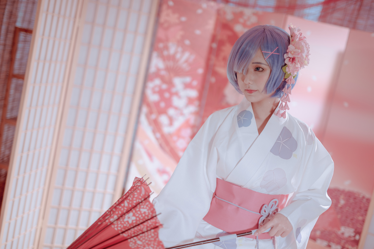 雷姆浴衣cosplay