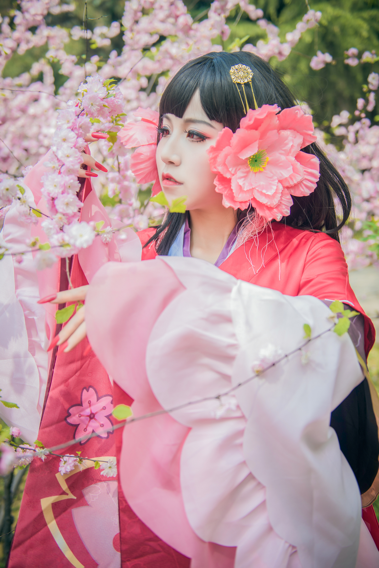 阴阳师樱花妖未觉醒cosplay