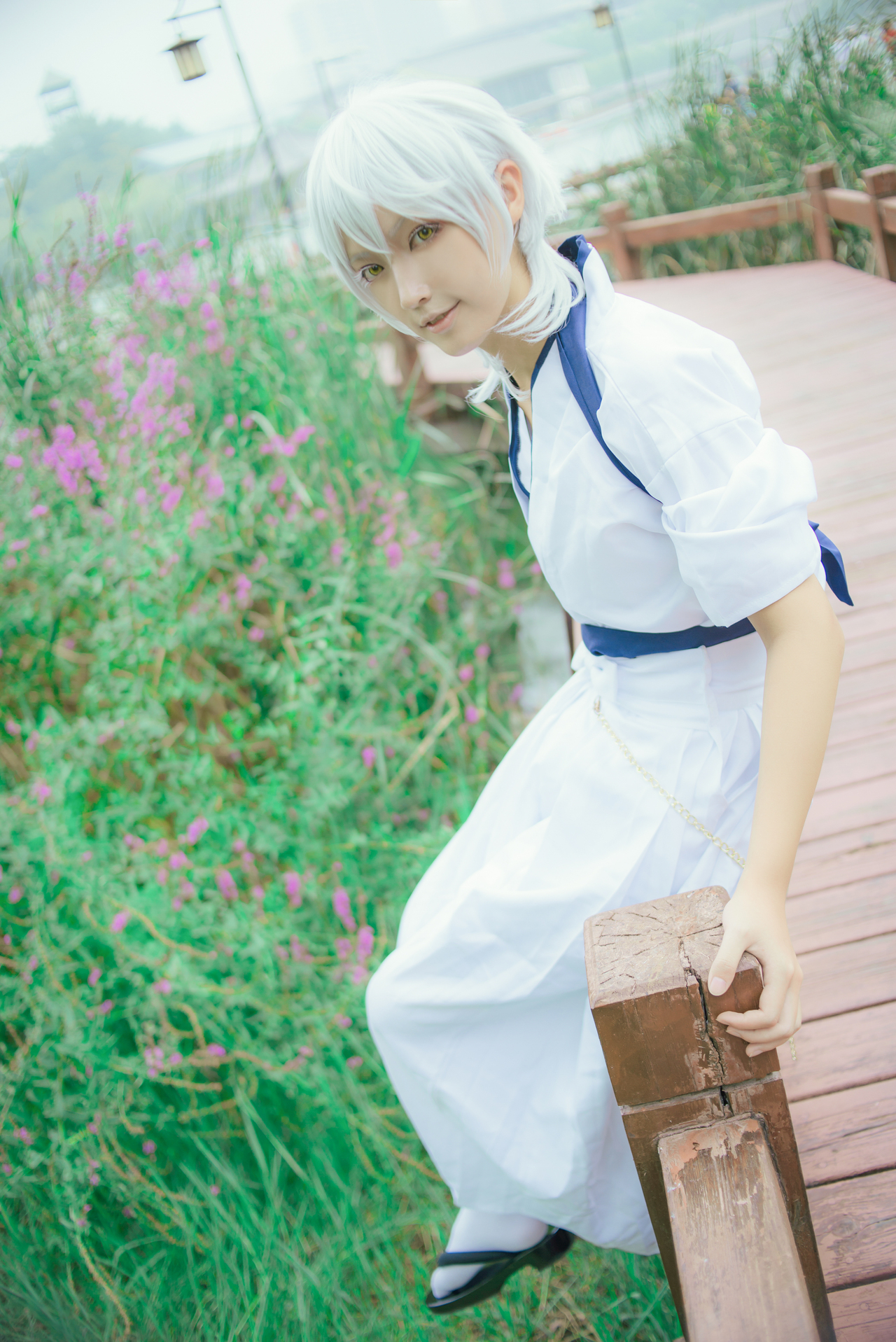 刀剑乱舞 鹤丸国永内番cosplay