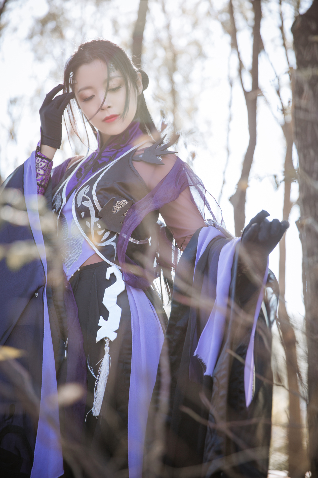 剑网三儒风万花成女cosplay