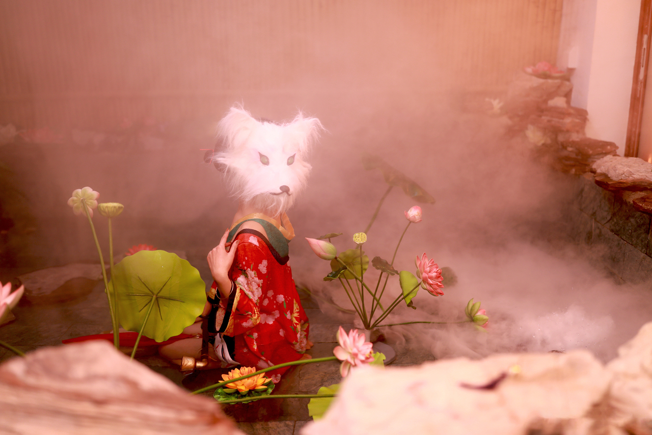 《白蛇缘起》老狐狸宝青坊主cosplay