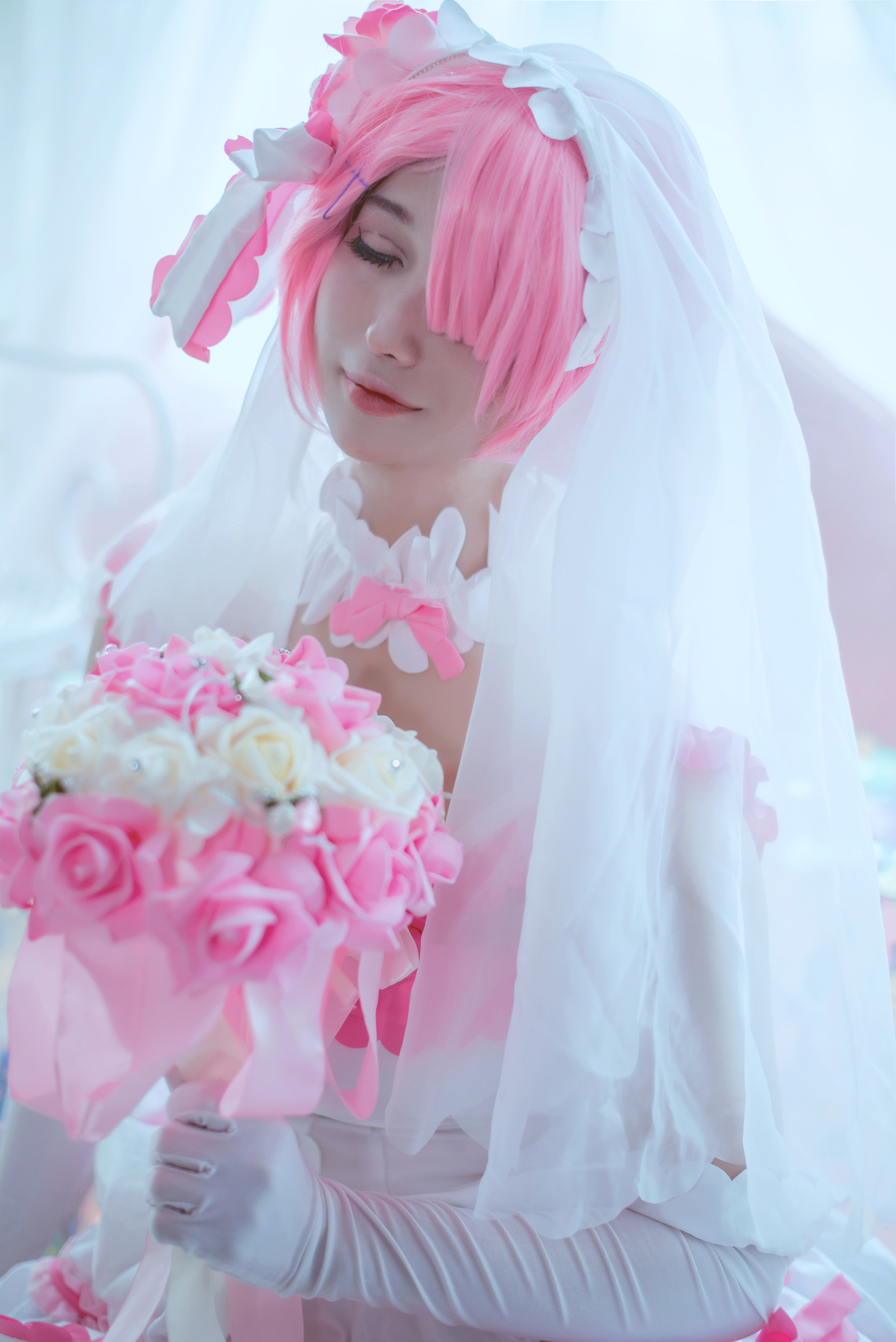 从零开始的异世界生活 拉姆花嫁cosplay