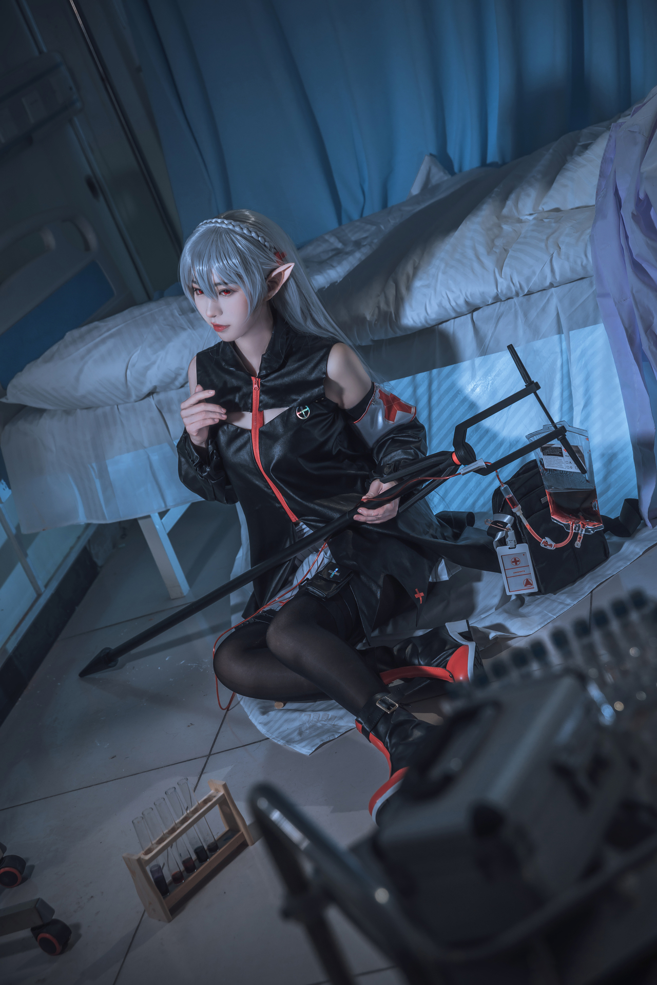 明日方舟华法琳cosplay