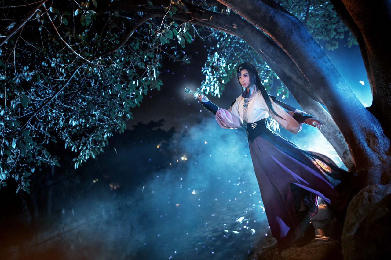 古剑奇谭三云无月cosplay