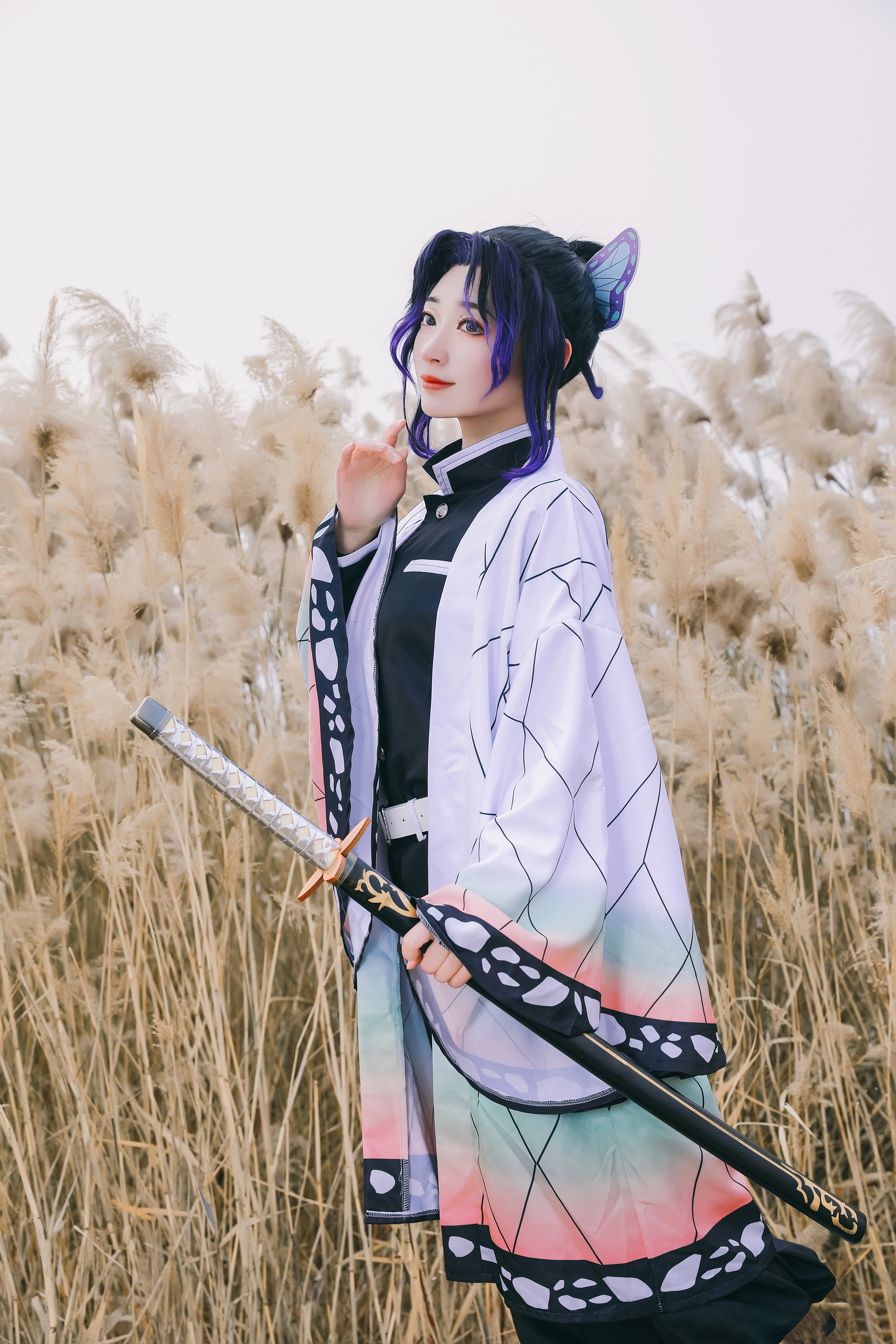 鬼灭之刃 蝴蝶忍cosplay