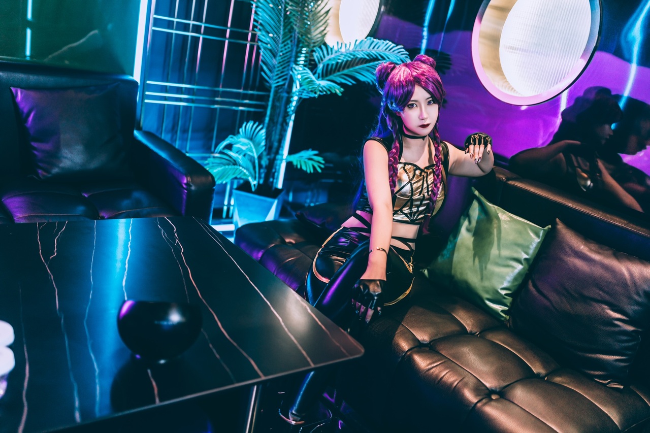 英雄联盟kda 卡莎cosplay