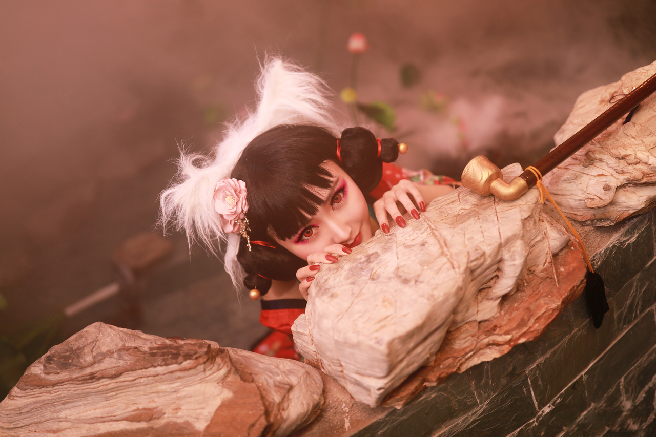 《白蛇缘起》老狐狸宝青坊主cosplay