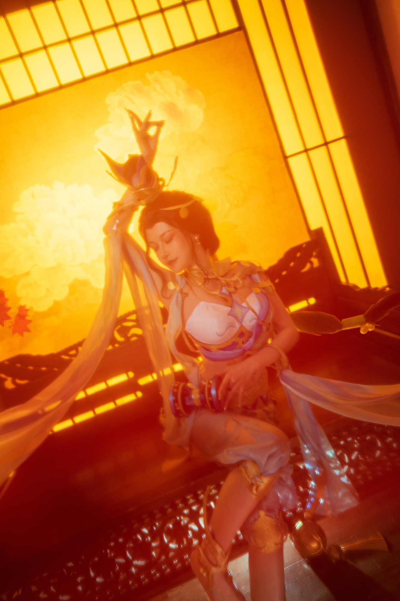 《王者荣耀》貂蝉遇见胡旋cosplay