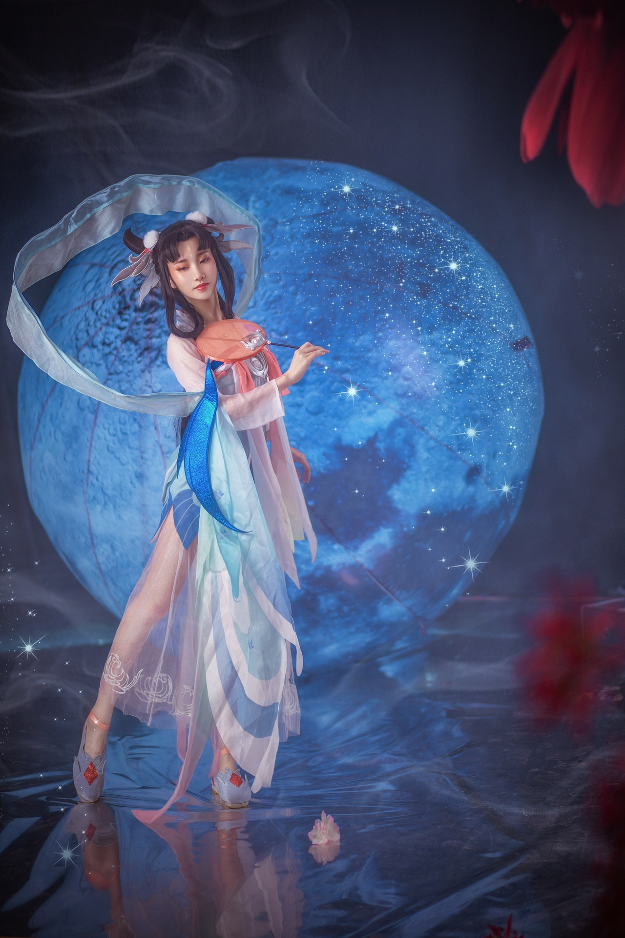 王者荣耀嫦娥如梦令cosplay