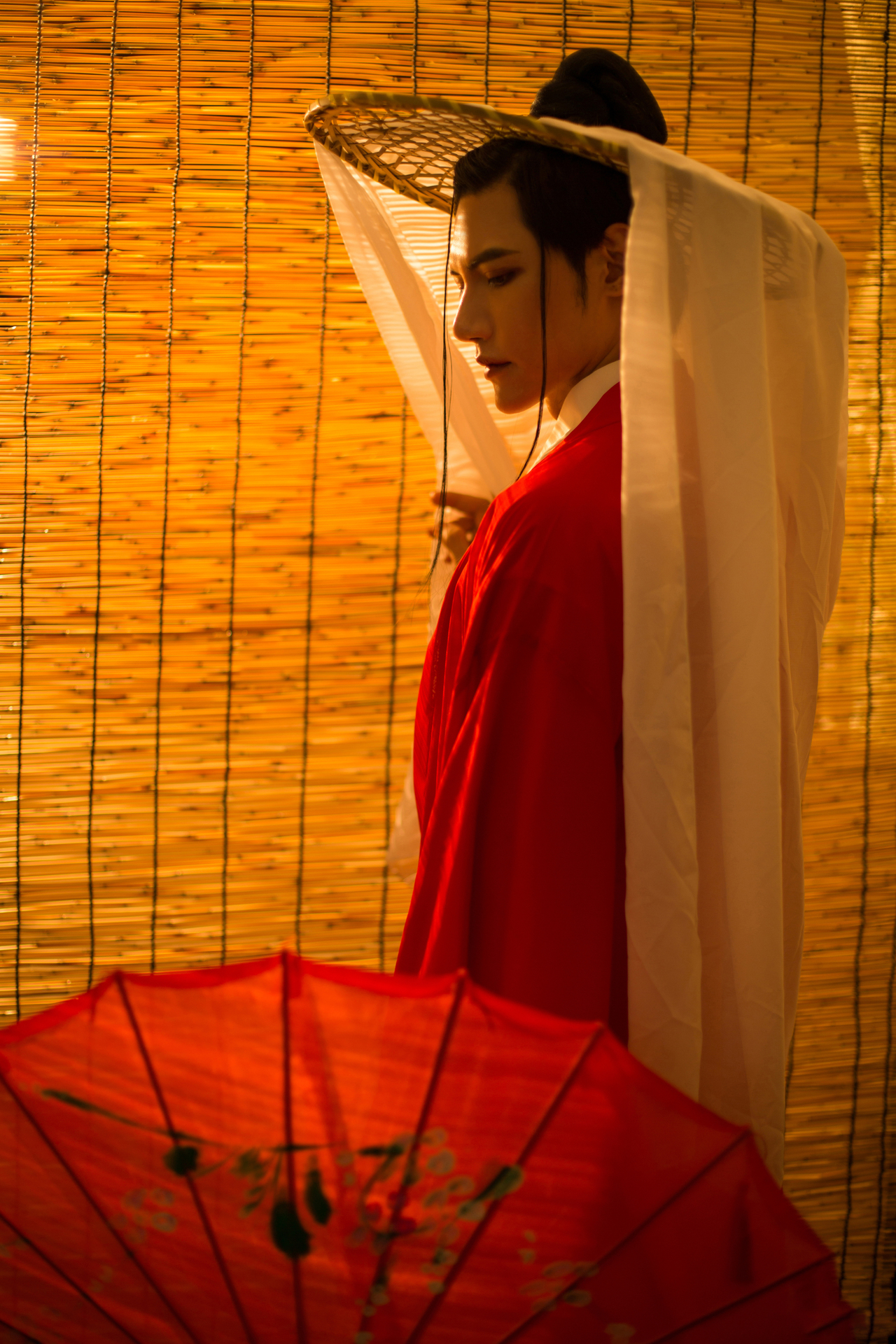 汉服红衣,惊艳了时光