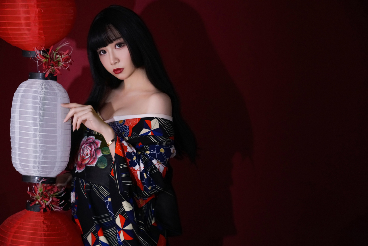 少女日系写真,黑发绝美