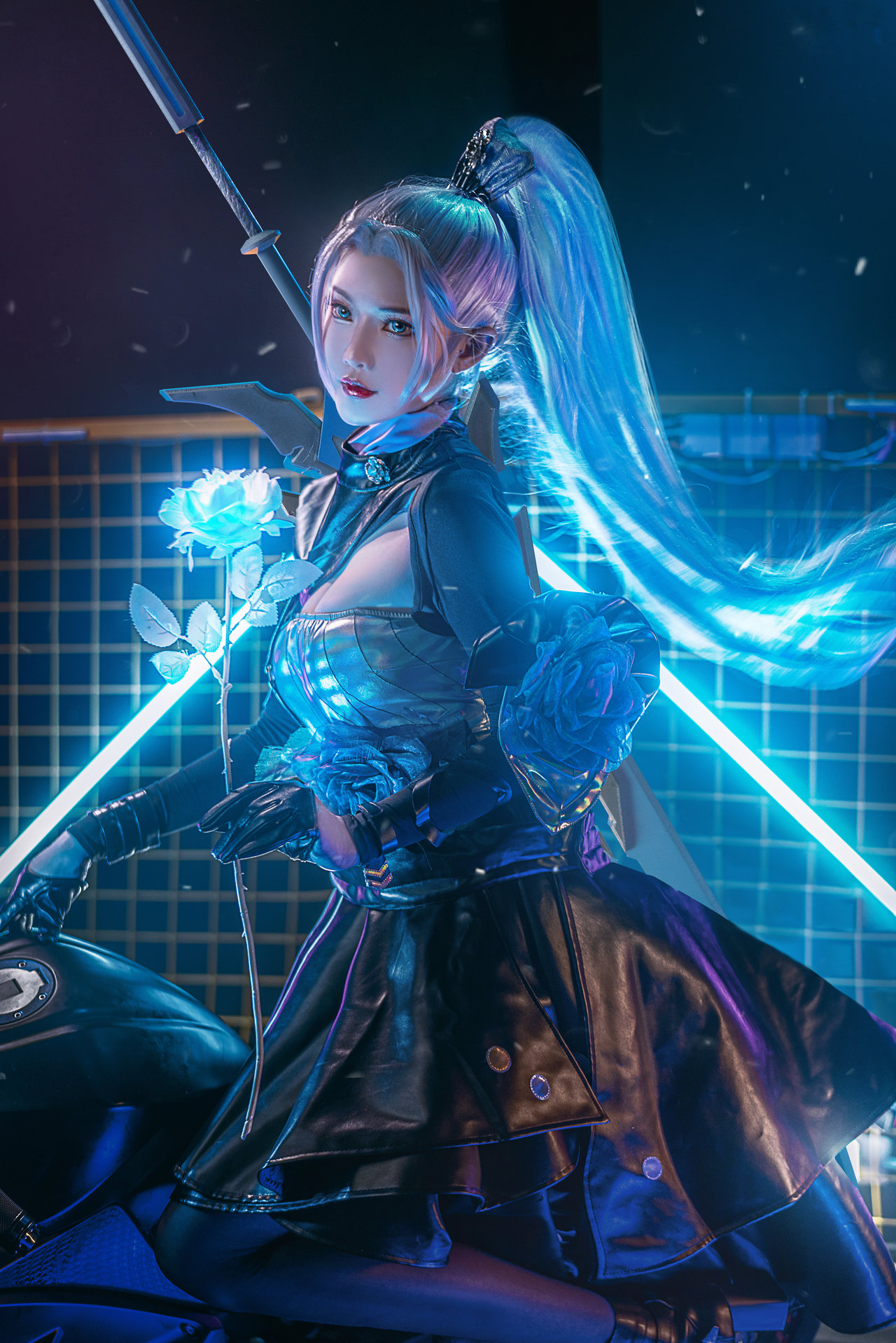 王者荣耀 花木兰默契交锋cosplay