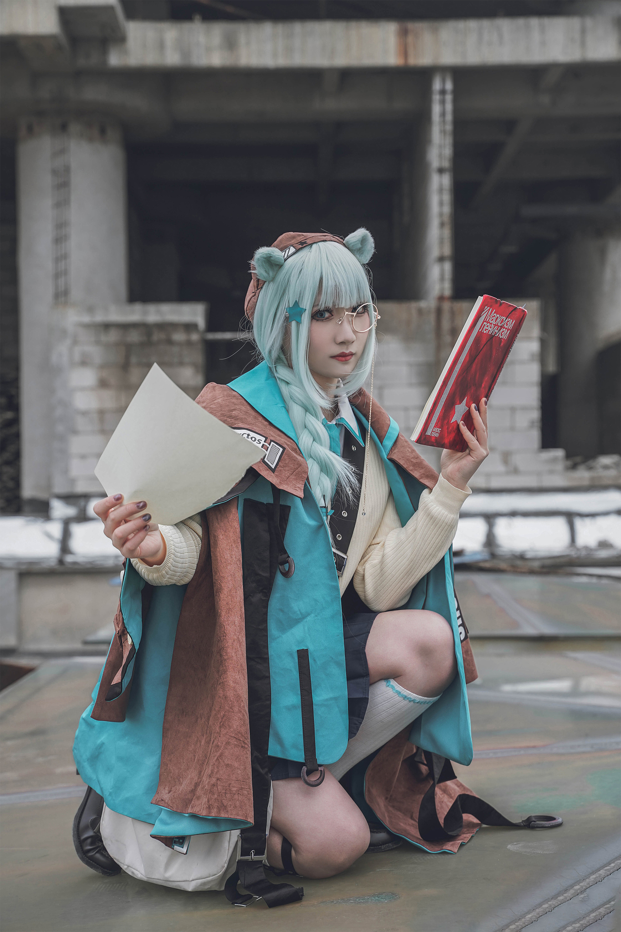 明日方舟凛冬真理cosplay