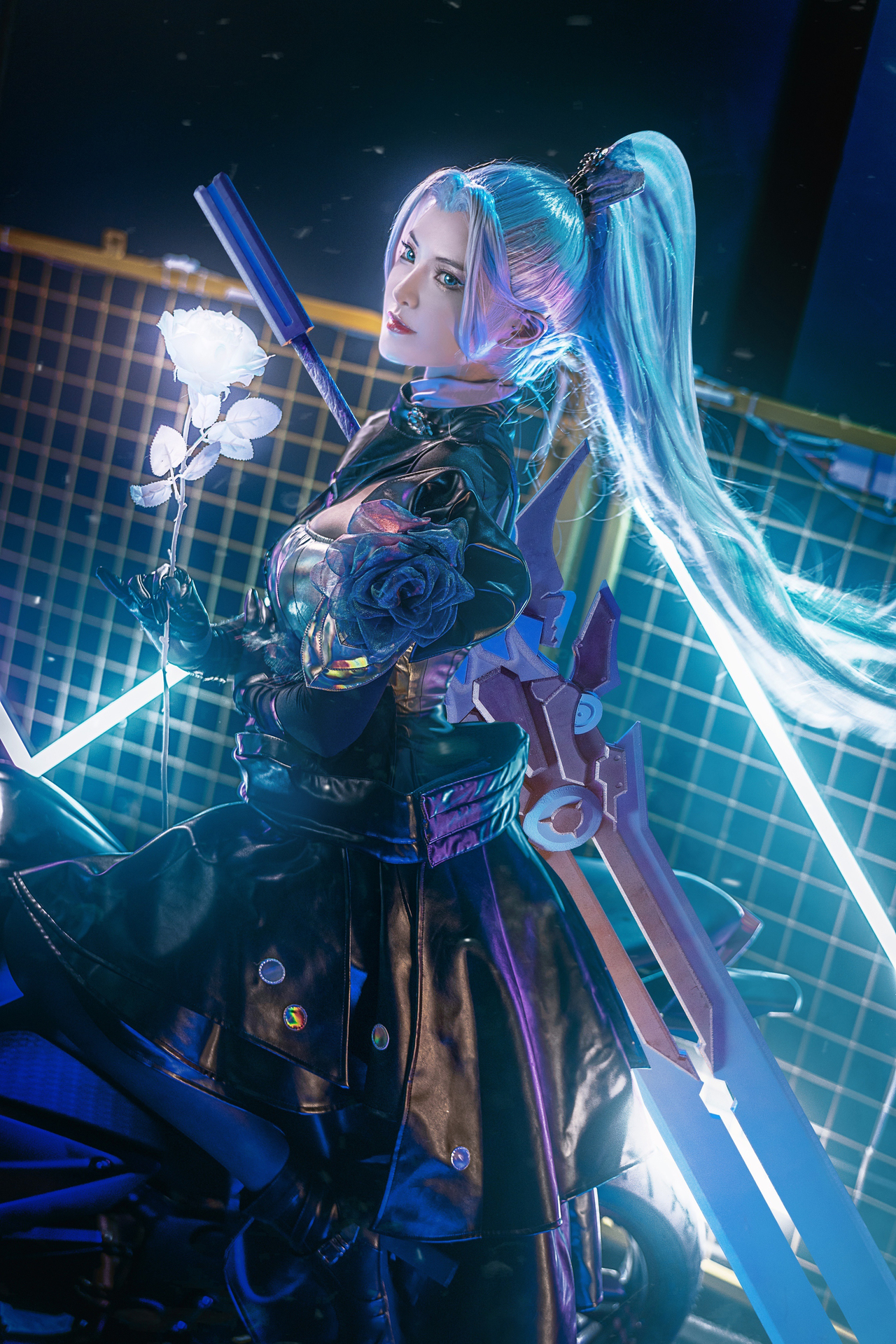 王者荣耀 花木兰默契交锋cosplay