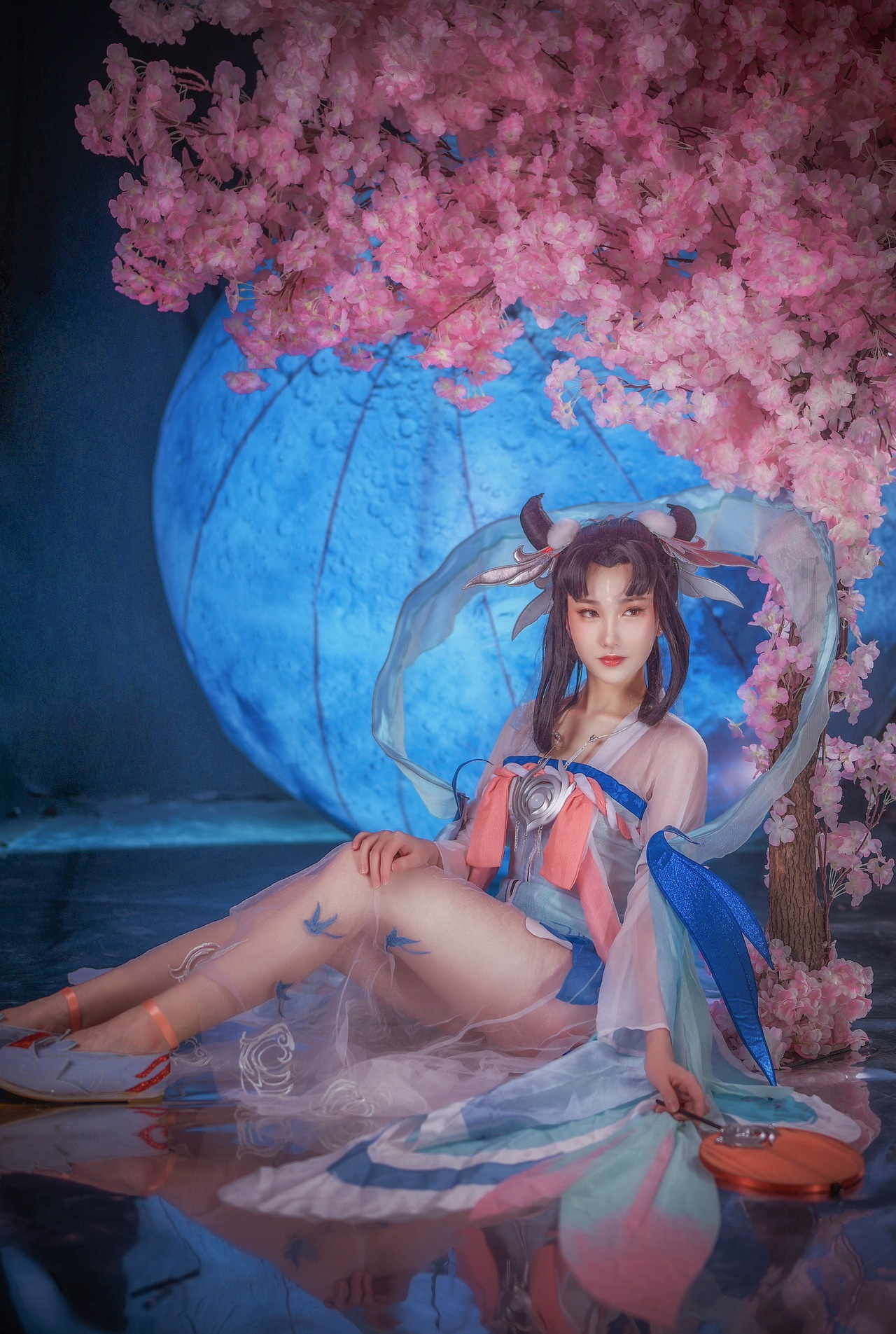 王者荣耀嫦娥如梦令cosplay