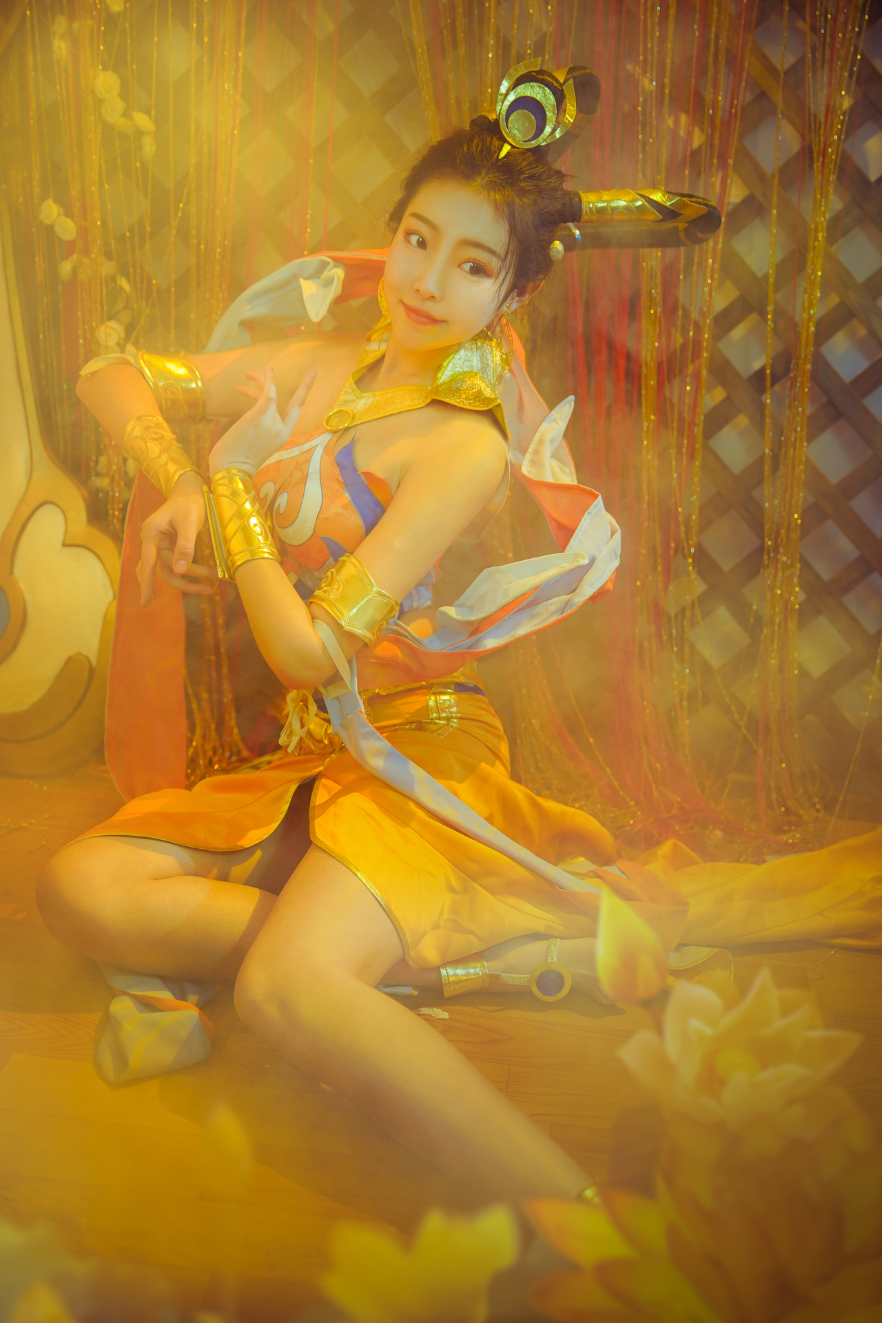 王者荣耀杨玉环遇见飞天cosplay