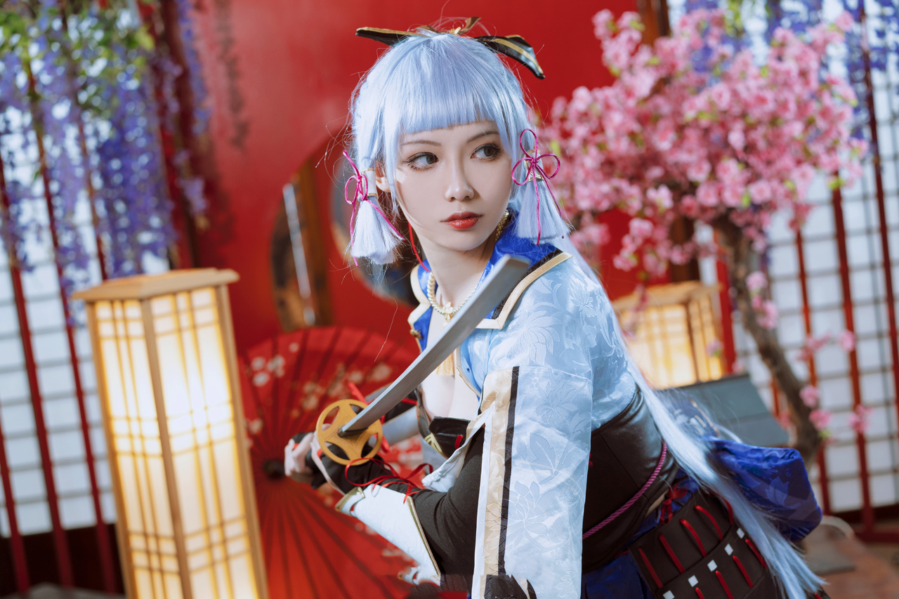 原神神里绫华cosplay